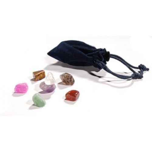 Set of chakra stones for stone therapy UMS-7TC