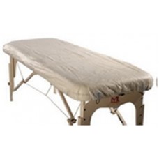 The set of disposable covers for massage tables